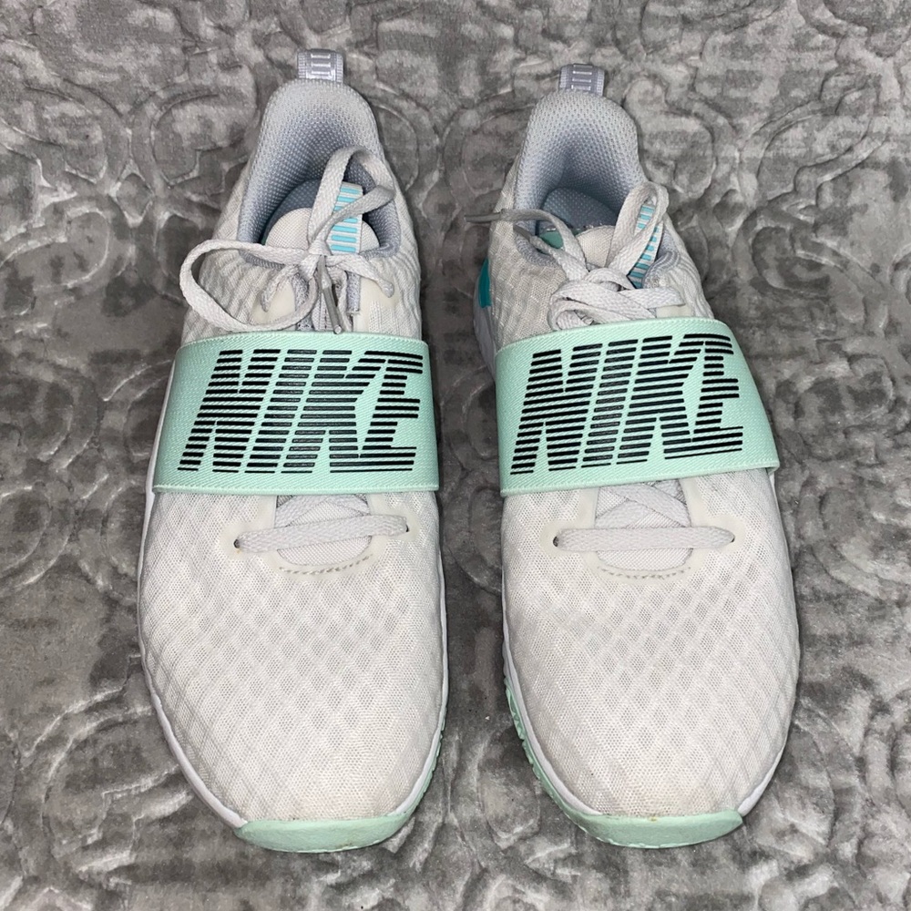 White Nike Running Shoes, Size 6.5